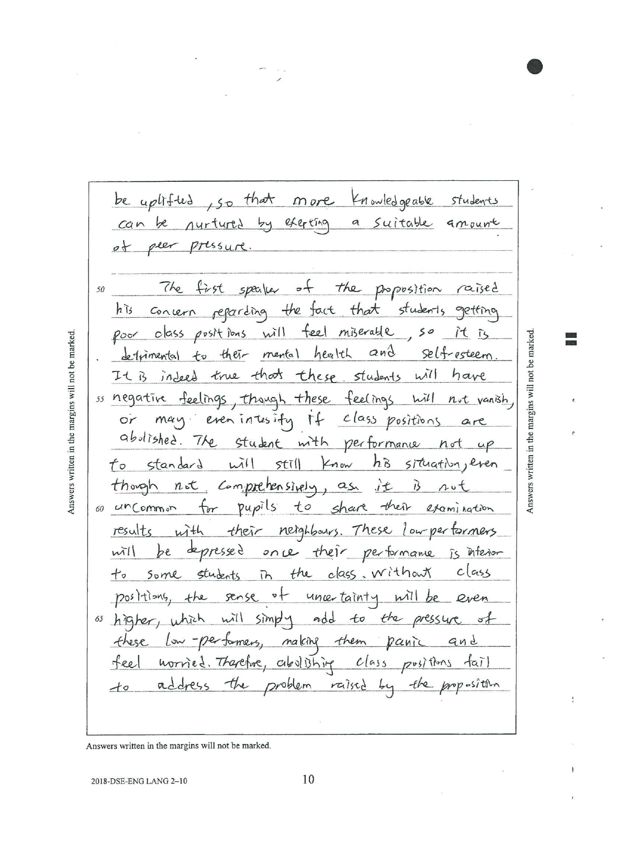Page 32 — rebuttal of proposition speaker