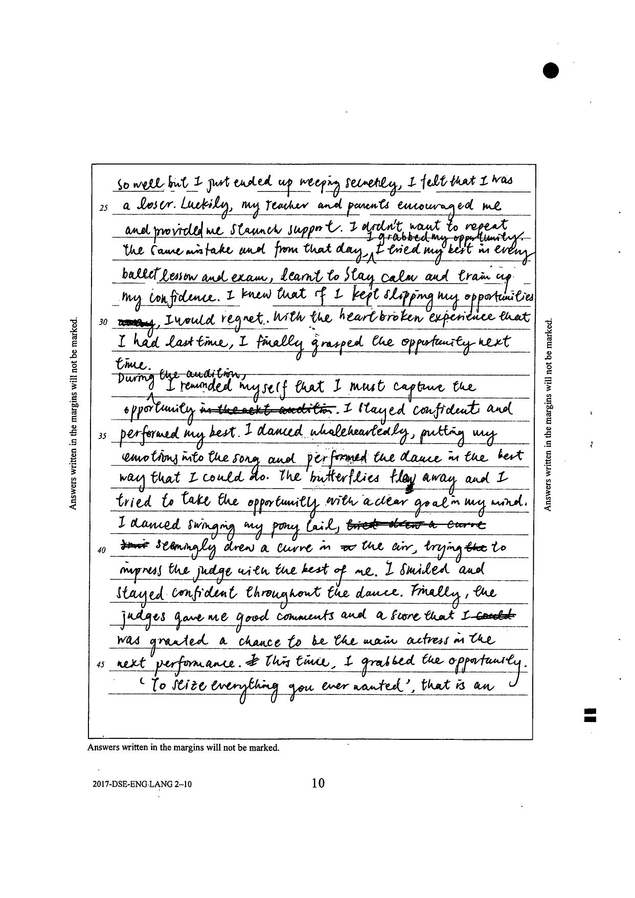Page 28 — aftermath, training, the second audition seized