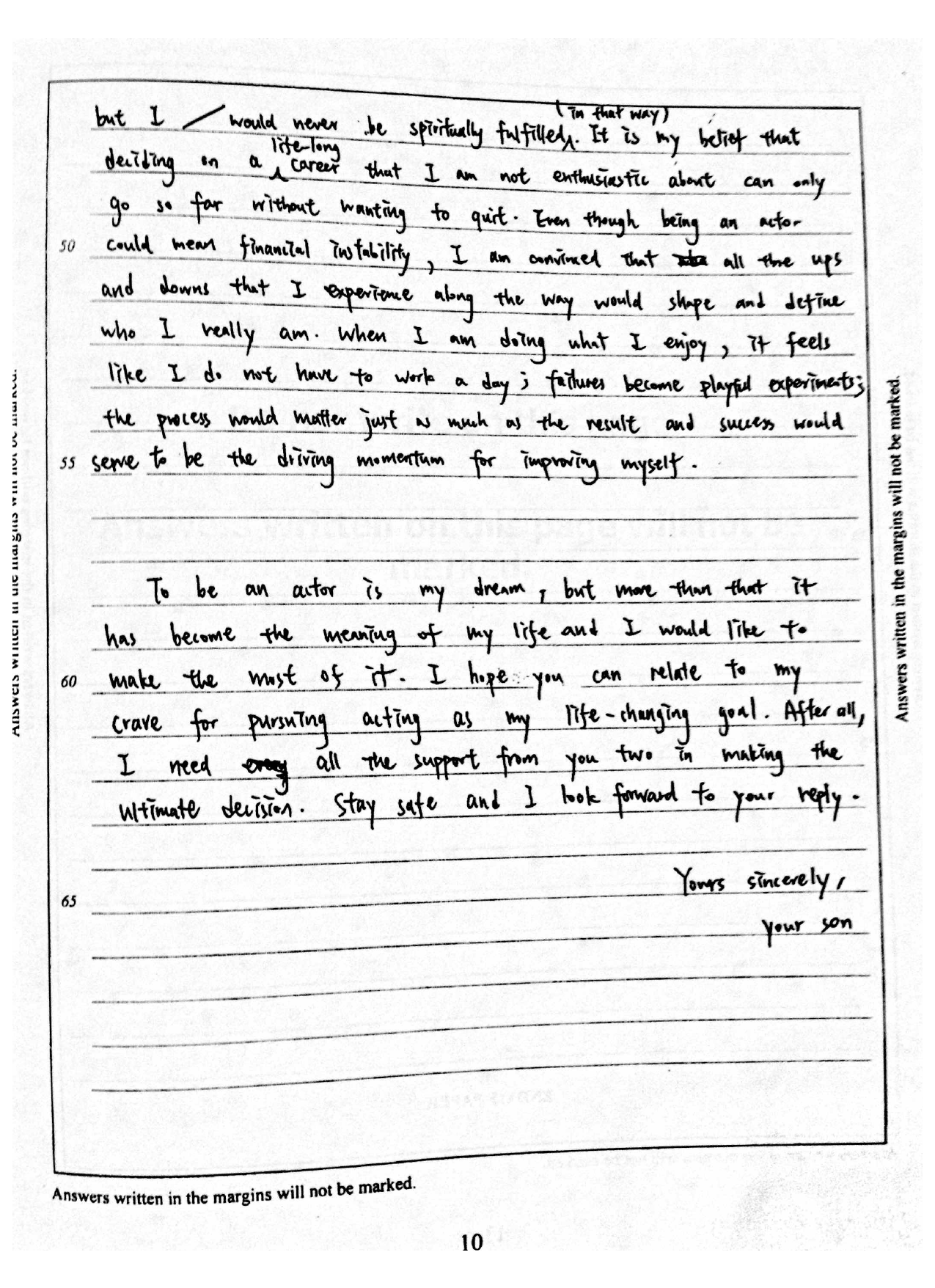 Page 8 — spiritual fulfilment + sign-off